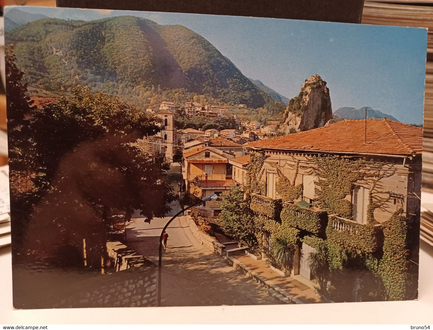 Cartolina  Pietrastornina Provincia Avellino 1977 Via Roma - Avellino