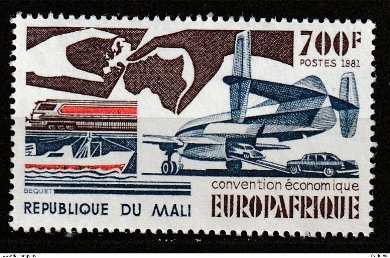 MALI - N°439 ** (1981) Europafrique - Mali (1959-...)