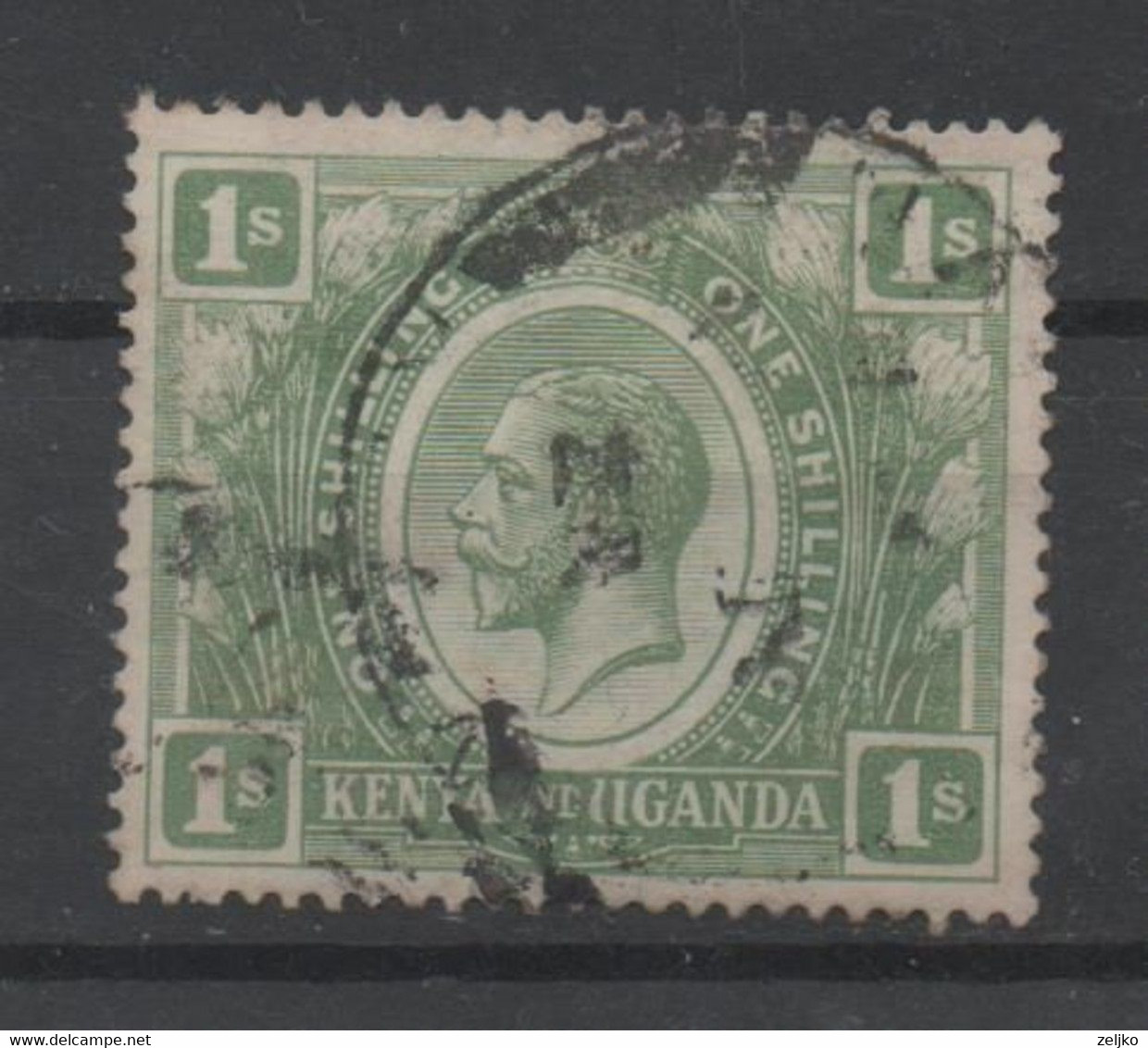 Kenya And Uganda, Used, 1922, Michel 10 - Kenya & Oeganda
