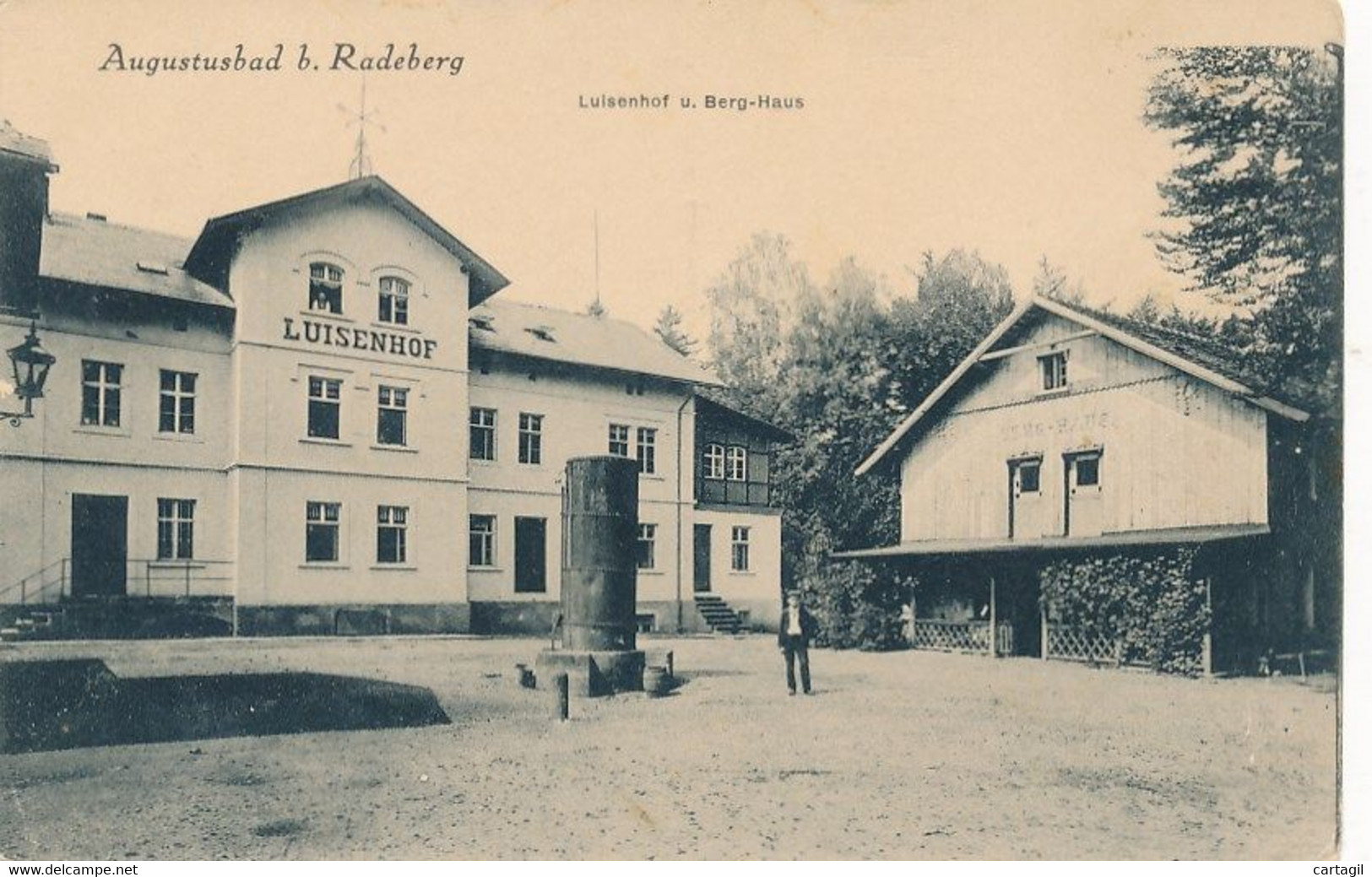 CPA-17186 -Allemagne Radeberg- Augustusbad- Luisenhof Und Berg Haus-Envoi Gratuit - Radeberg