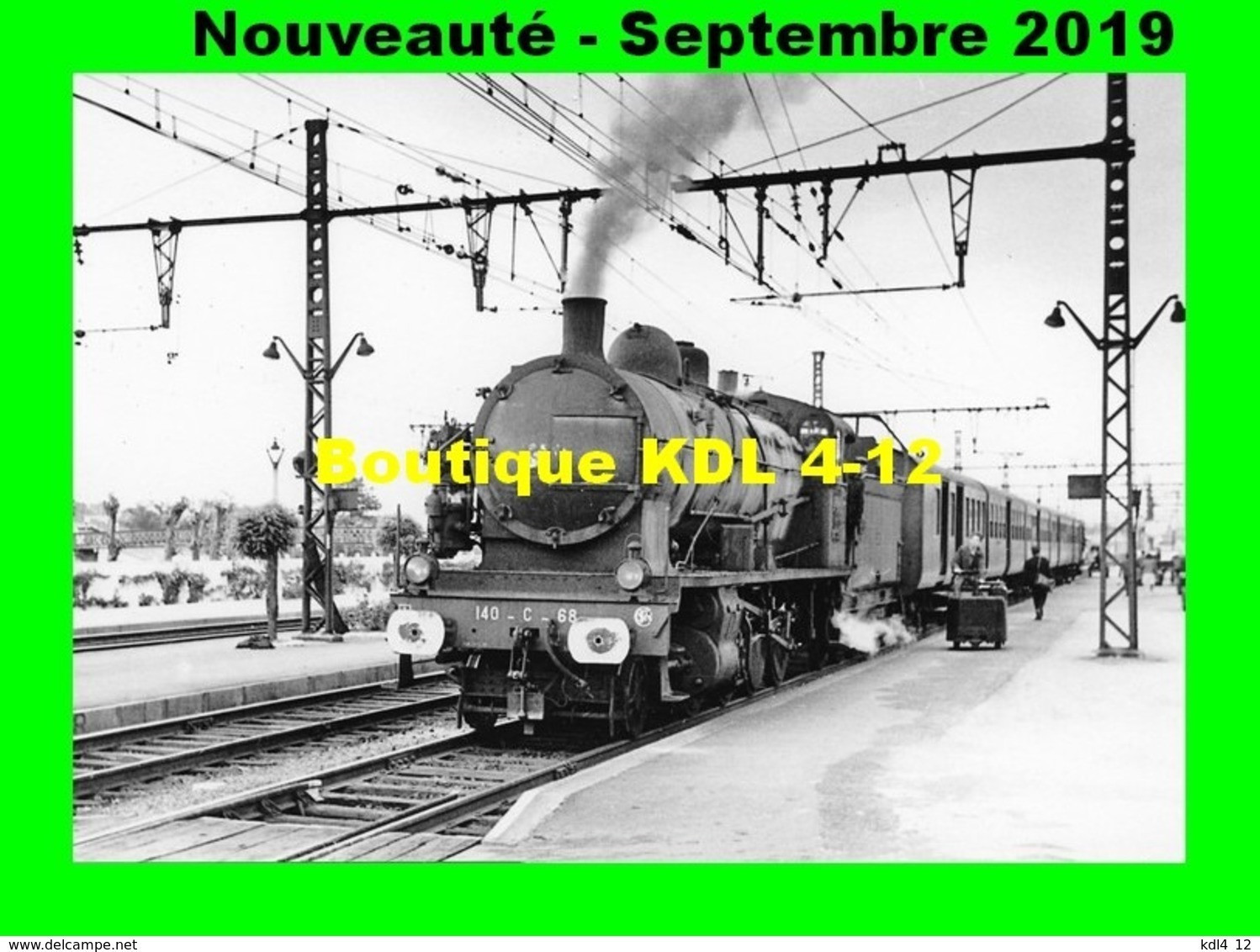 AL 608 - Train - Loco 140 C 68 En Gare De LAROCHE-MIGENNES - Yonne - SNCF - Migennes