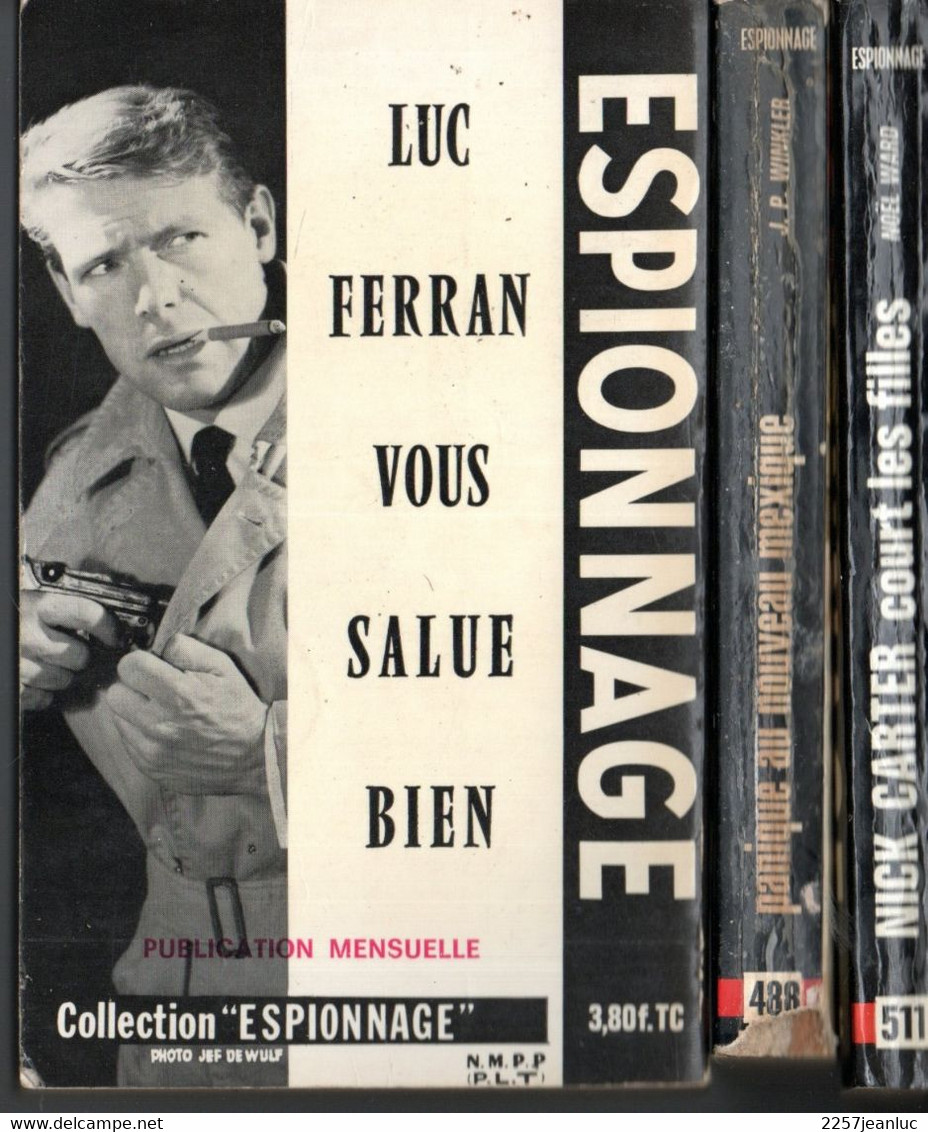 3 Romans  Editions   Arabesque Espionnage     N:488. 511 Et 520 Divers  De 1967 à 1968 - Editions De L'Arabesque