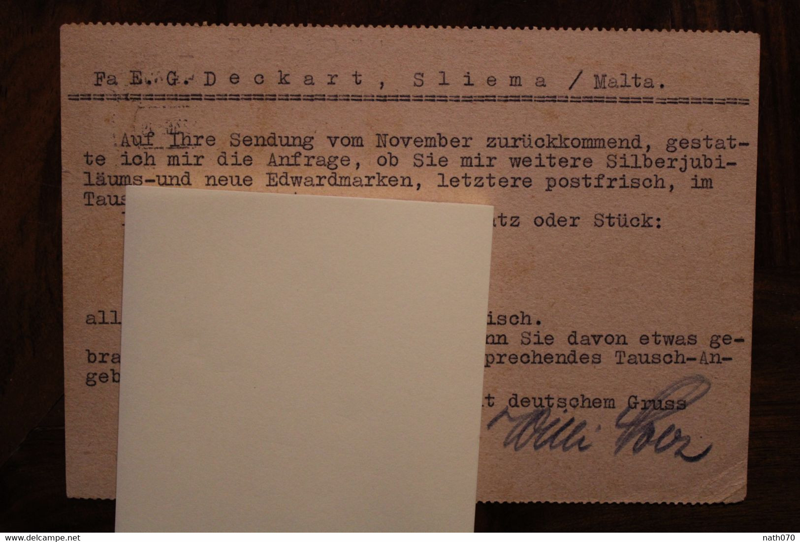 1937 Postkarte Berlin Sliema Matla Dt Reich WK2 WW2 Cover Malte Entier Ganzsache Tas-sliema - Lettres & Documents