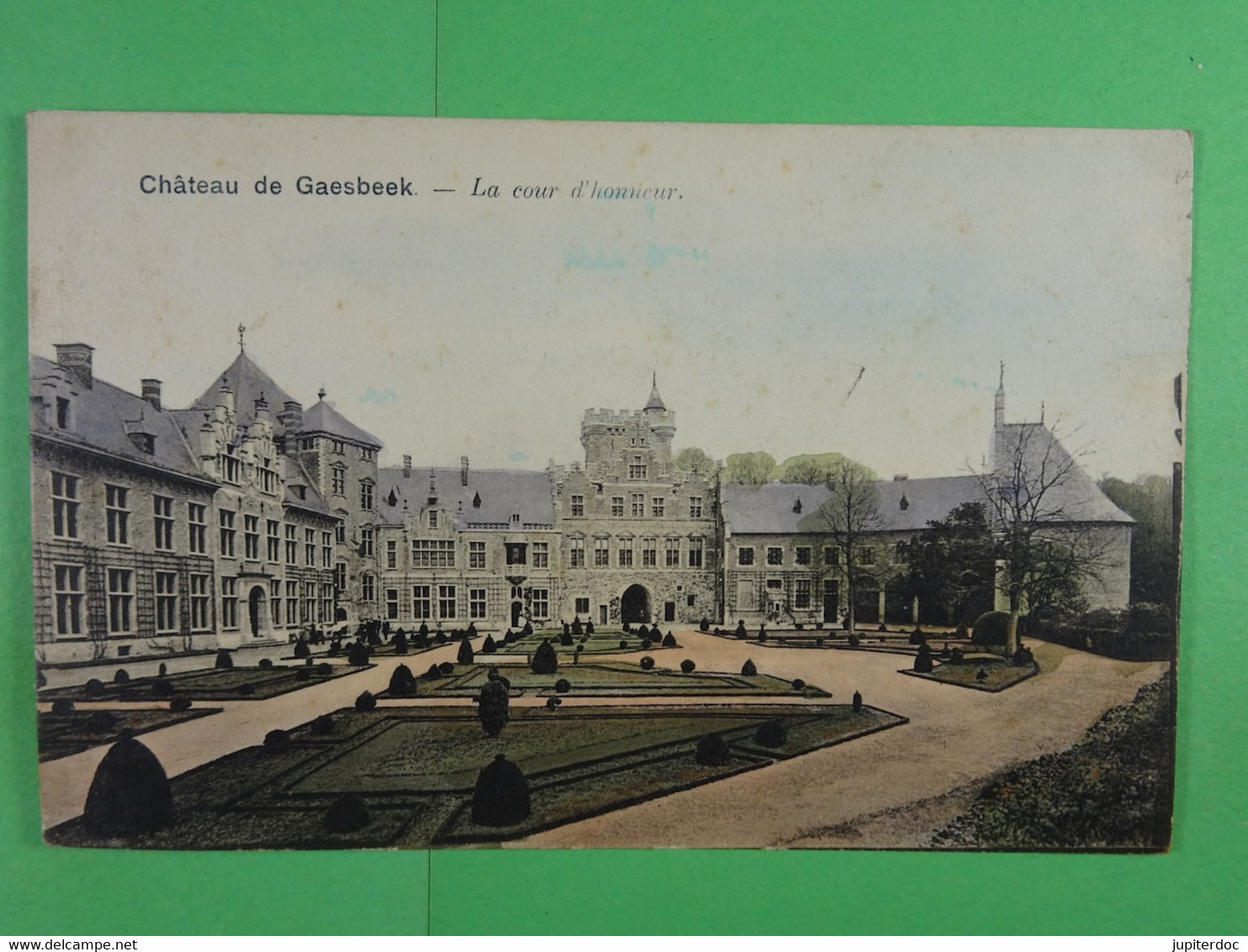 Château De Gaesbeek La Cour D'honneur (Nels Colorisée) - Lennik