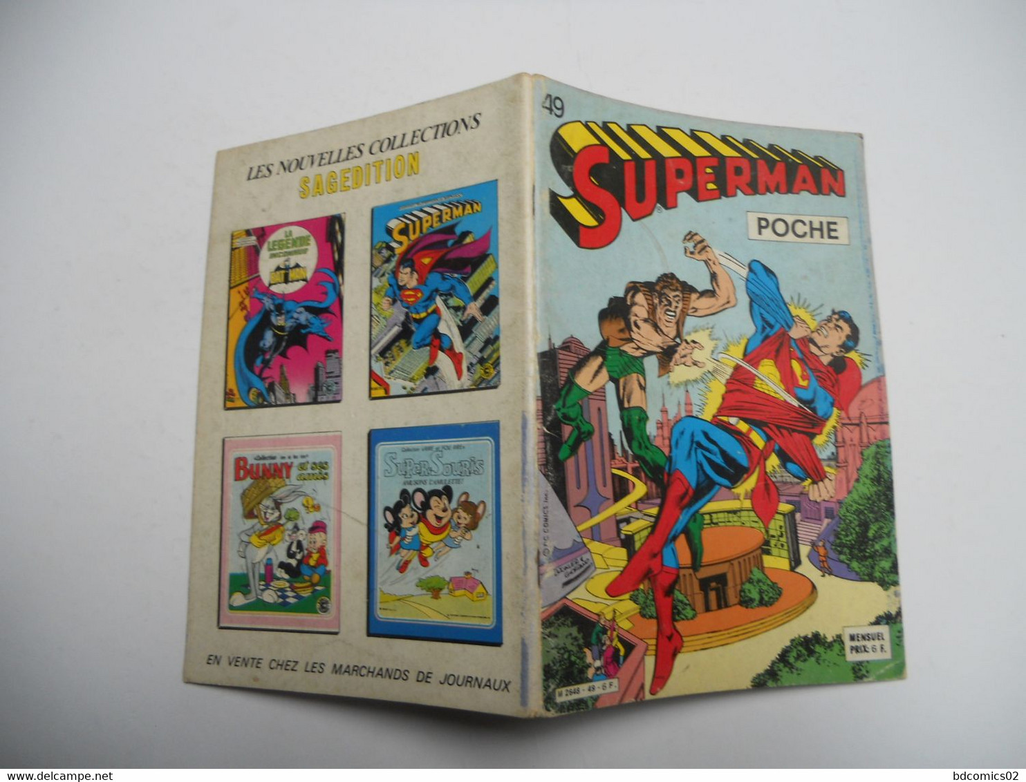 SUPERMAN POCHE N° 49 Mystérieuse Tynola SAGEDITION TBE 1981 CURT SWAN - Superman