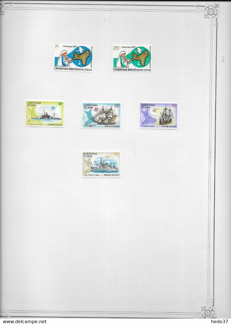 Christmas Island  - Collection Vendue Page Par Page - Timbres Neufs * - TB - Christmas Island