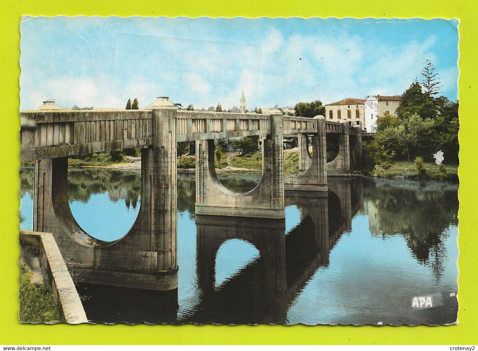 47 LIBOS N°19 Le Pont Sur Le Lot En 1966 Monsempron - Libos
