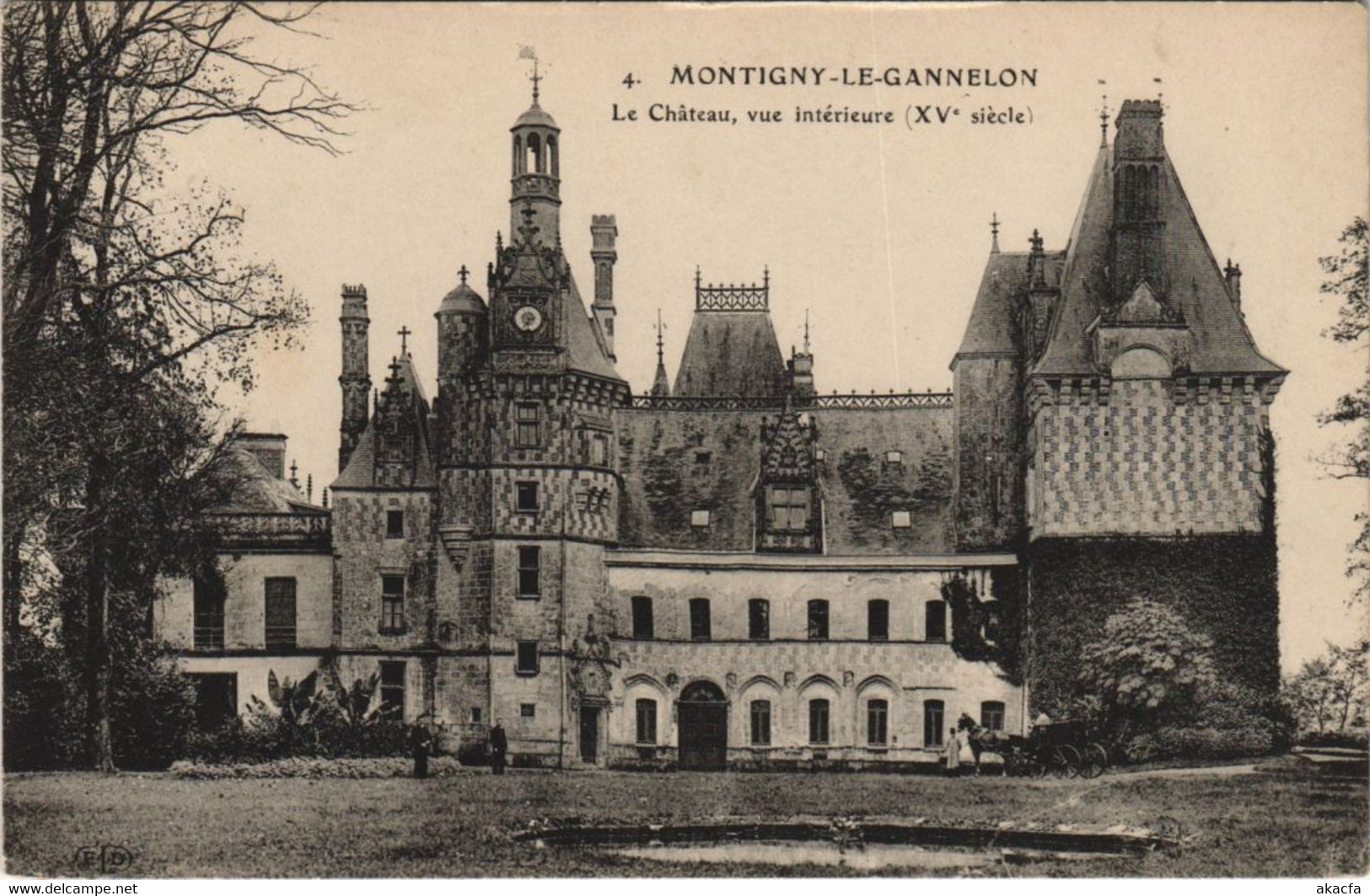 CPA MONTIGNY-le-GANNELON Le Chateau (1201105) - Montigny-le-Gannelon