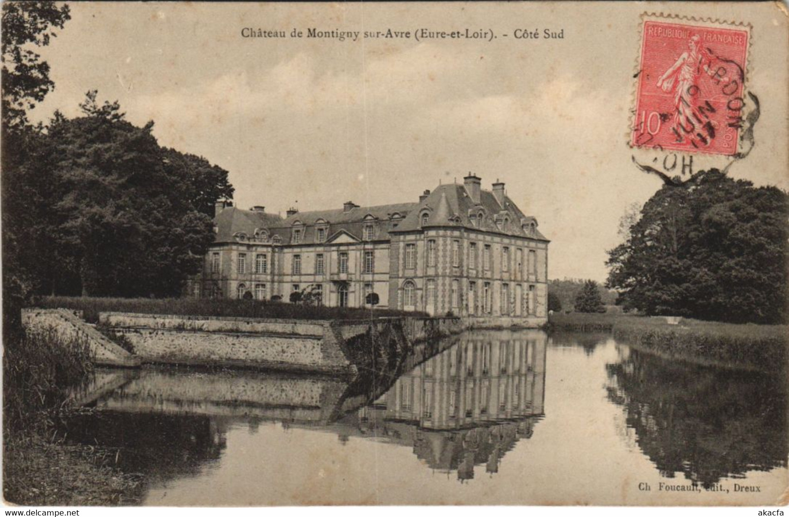 CPA MONTIGNY-sur-AVRE Chateau - Cote Sud (1202295) - Montigny-sur-Avre