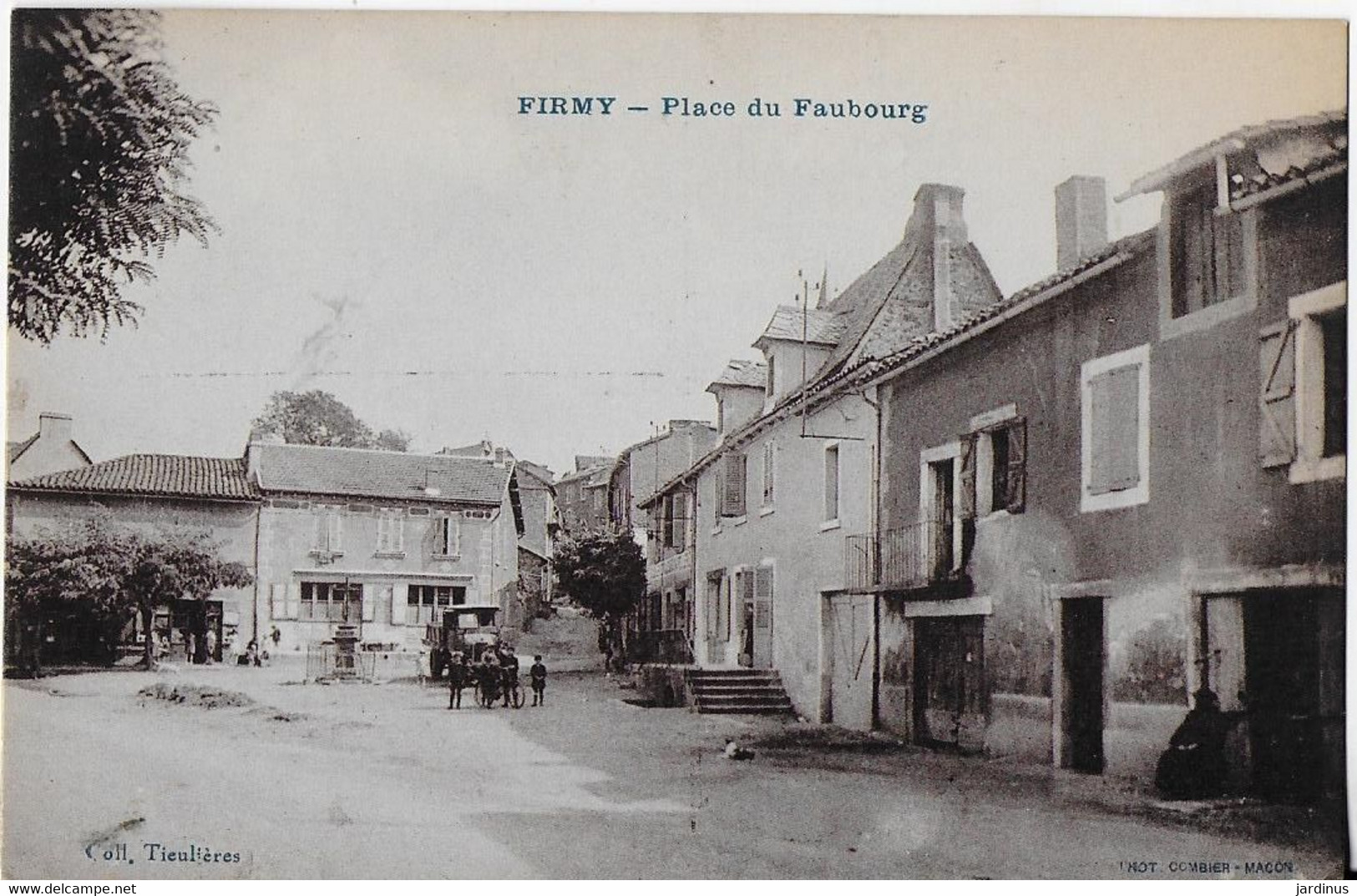 FIRMI : Place Du Faubourg Et La Fontaine - Firmi