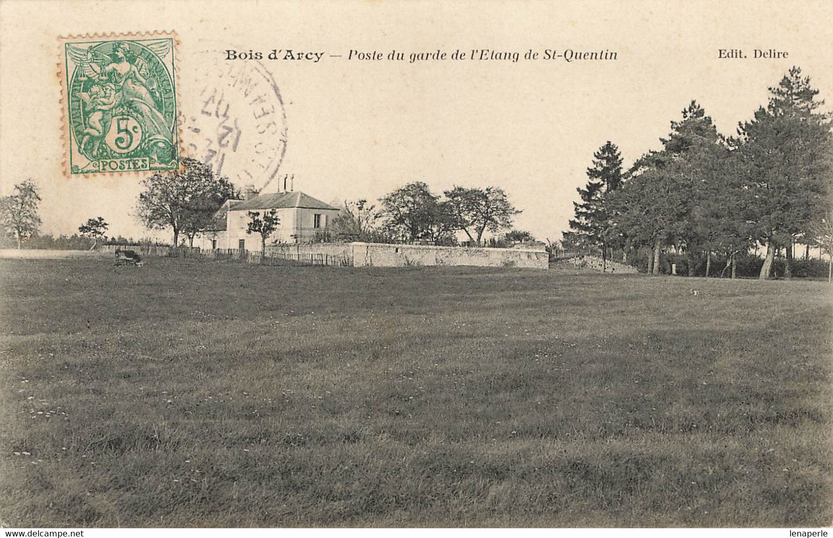 A 9009 Bois D'arcy Poste Du Garde De L'étang De St Quentin - Bois D'Arcy