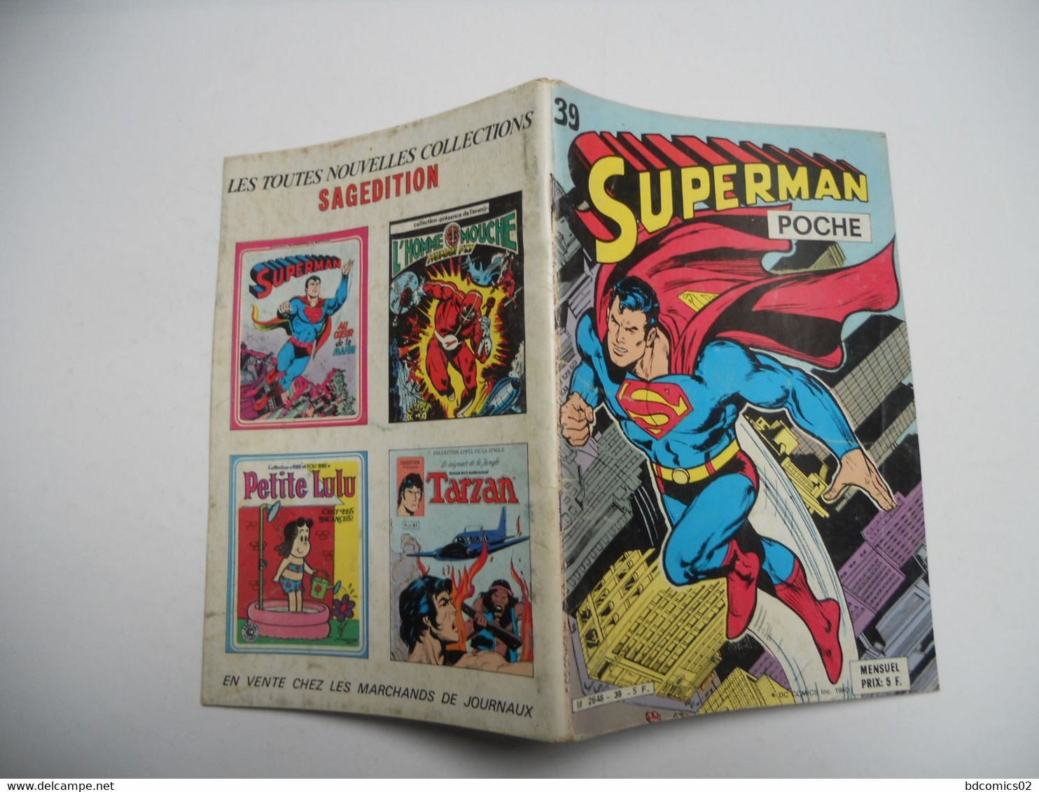 Superman Poche Sagedition N° 39 De 1980 BE+ - Superman