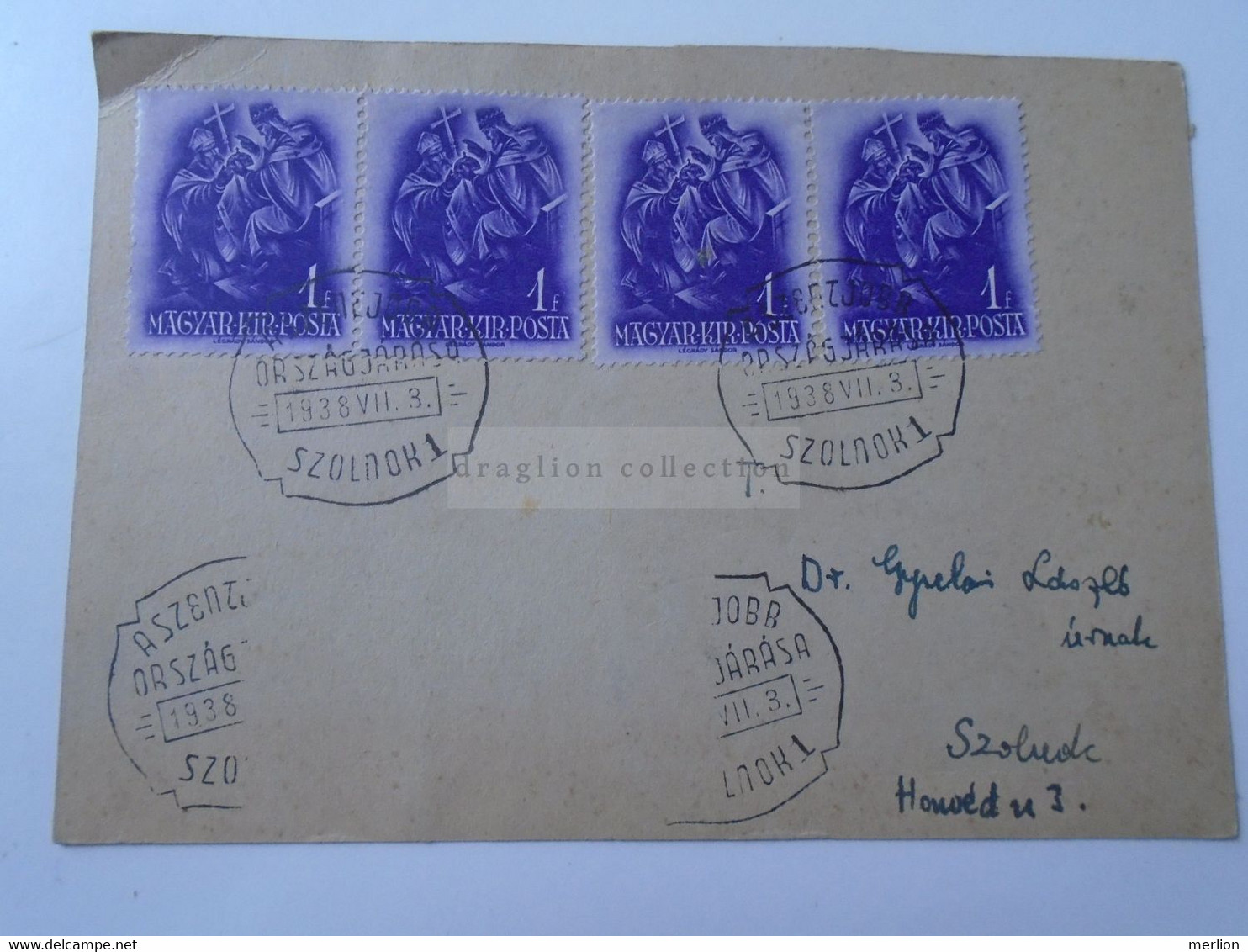 D189105  Hungary  A Szentjobb Országjárása  1938 - Otros & Sin Clasificación