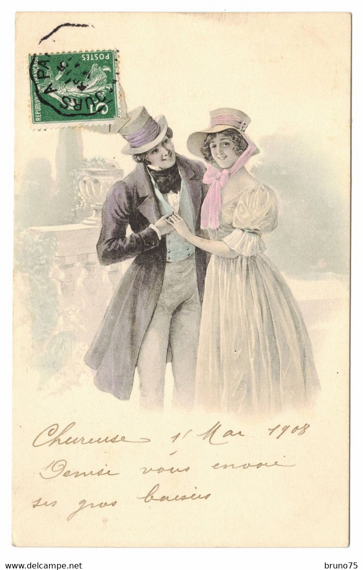 J. STREYC - Couple - Romance - BKWI 454-6 - 1908 - Streyc