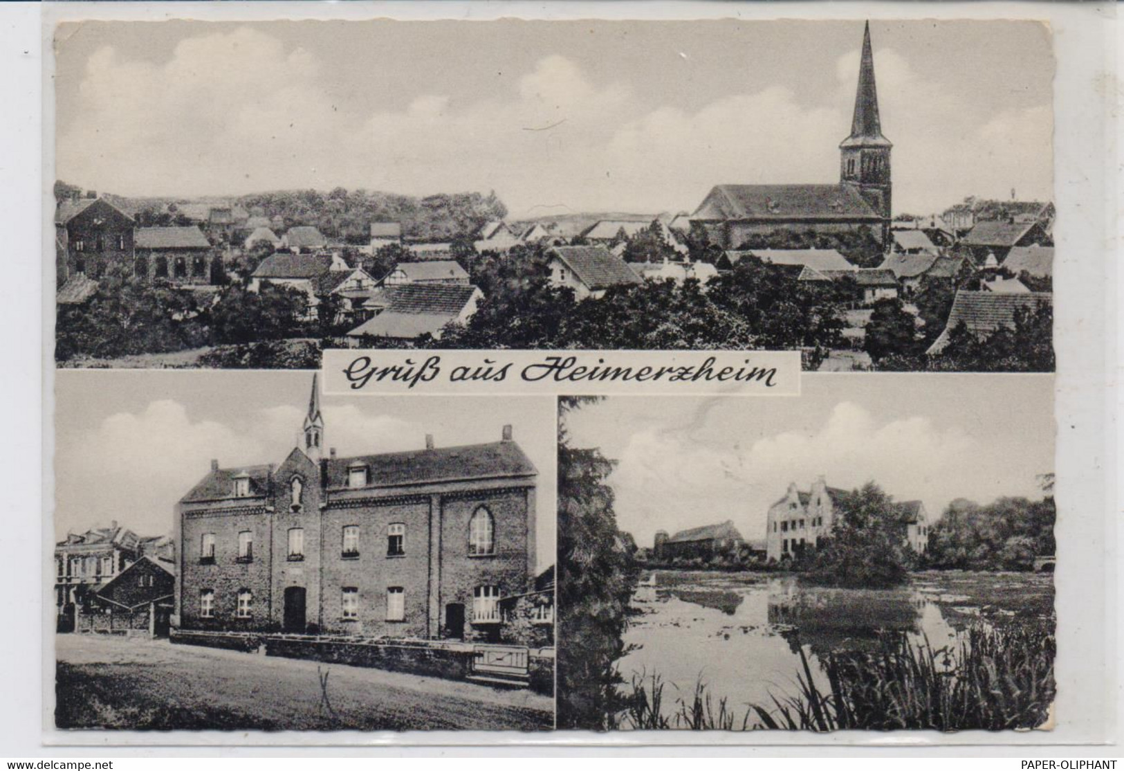5354 SWISTTAL - HEIMERZHEIM, Kloster, Burg Heimerzheim, Gesamtansicht, 1960 - Siegburg