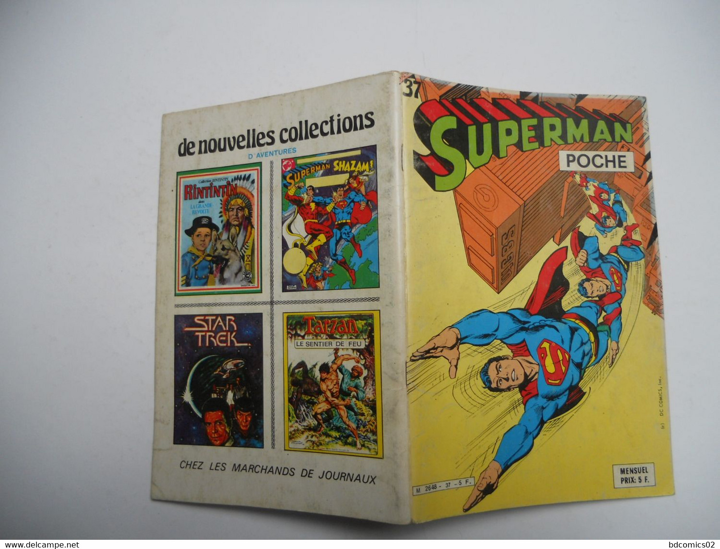 Superman Poche Sagedition N° 37 De 1980 Bon état BE+ - Superman