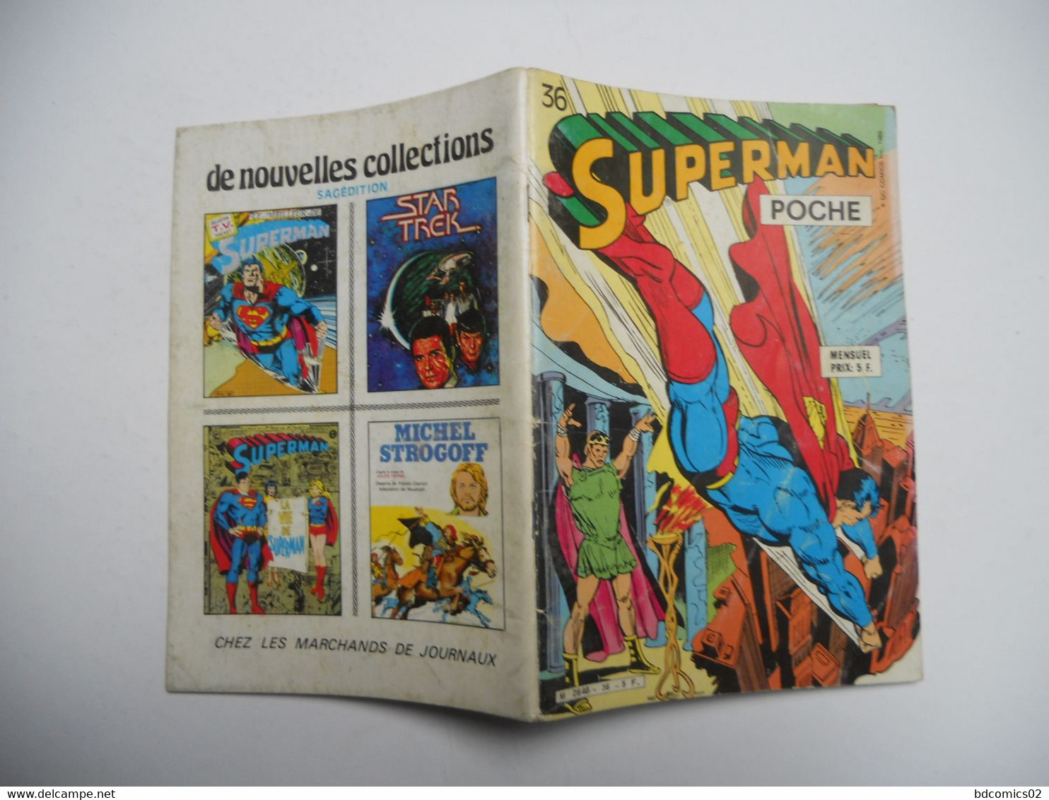 SUPERMAN POCHE N°36. SAGEDITION. 1980. - Superman