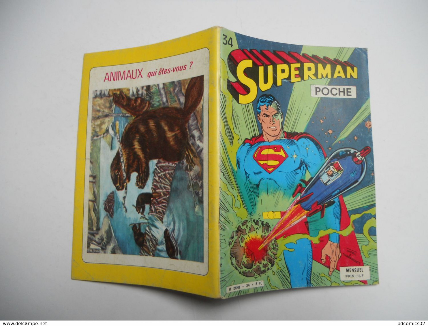 SUPERMAN POCHE N°34 SAGÉDITION 1980 BE+ - Superman