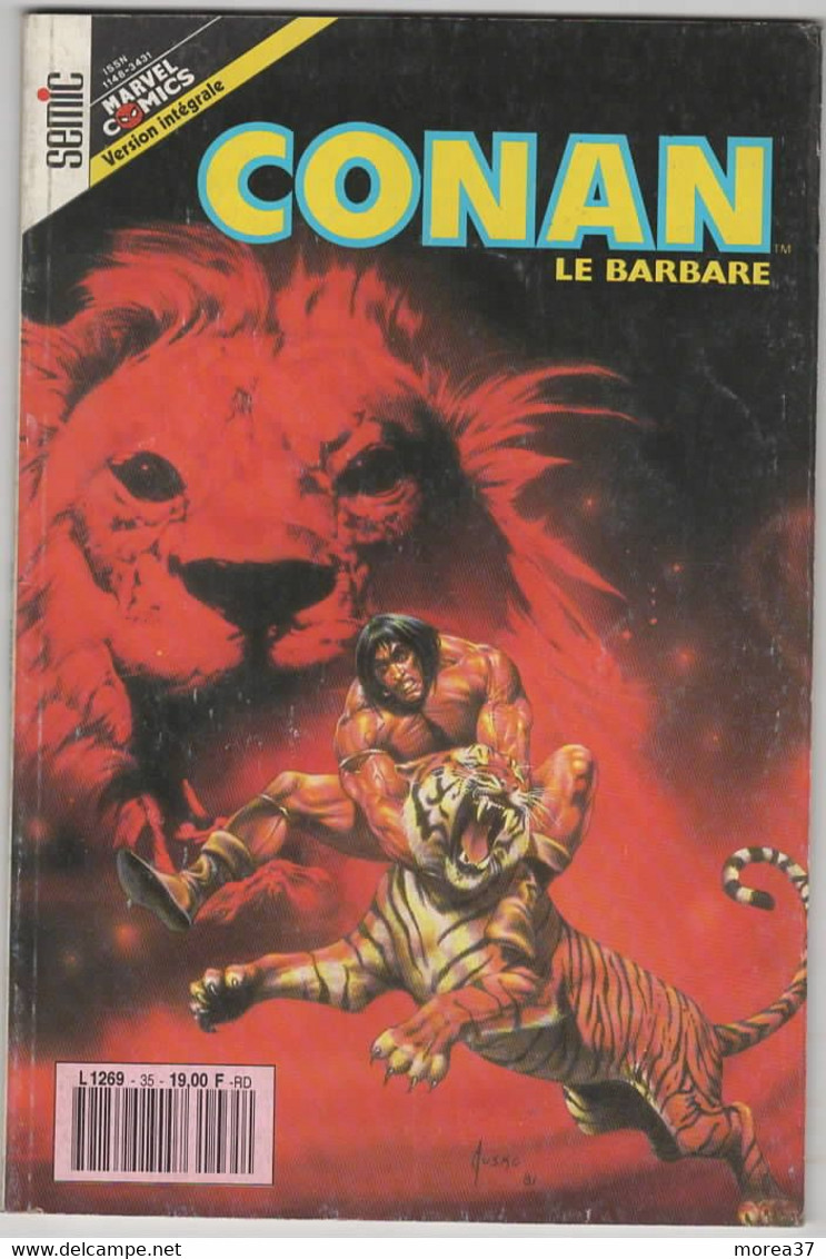 CONAN LE BARBARE    N°35     MARVEL COMICS   CF - Conan