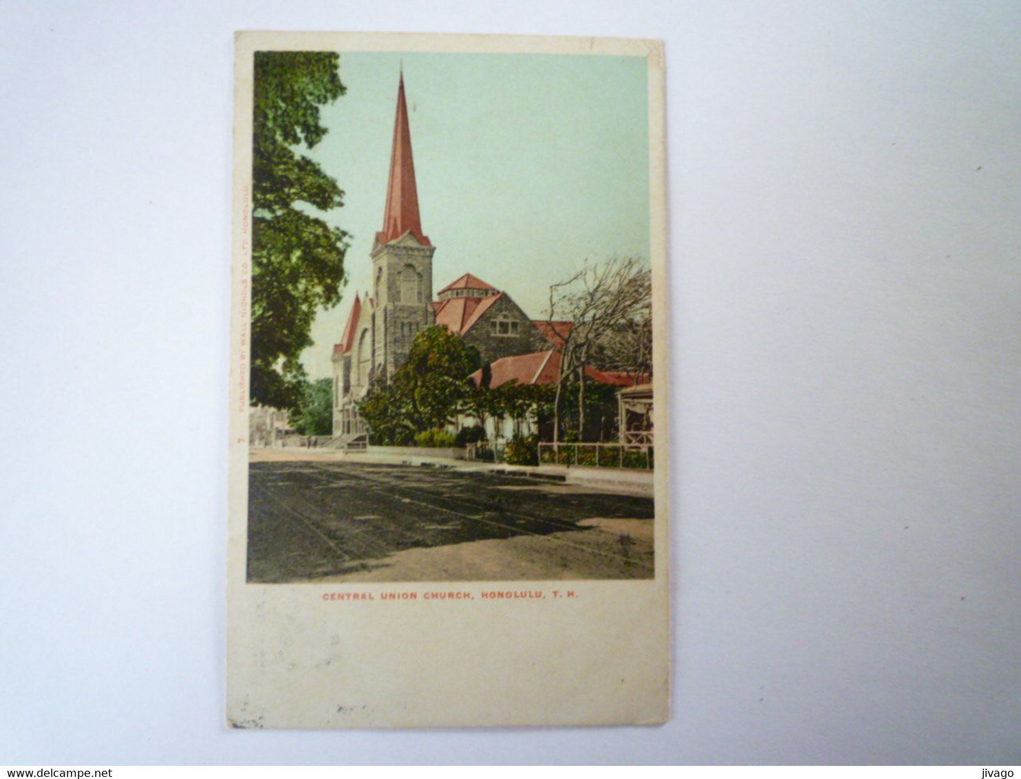 2022 - 1548  HONOLULU  :  CENTRAL UNION CHURCH   1907  XXX - Hawaii