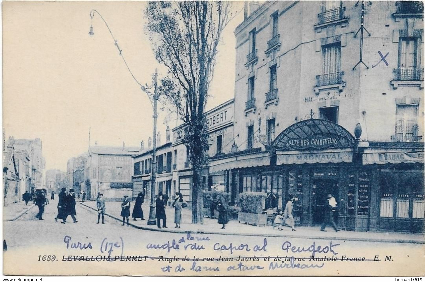 75 Paris 75017  -   Angle De La Rue  Caporal  Peugeot Et De La Rue Octave Mirabeau - Arrondissement: 17