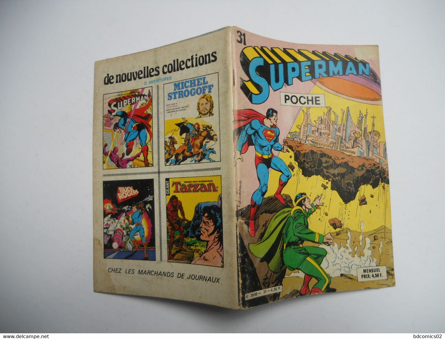 SUPERMAN Poche N° 31 - 1980 - Sagedition Mister Miracle Luthor BE+ - Superman
