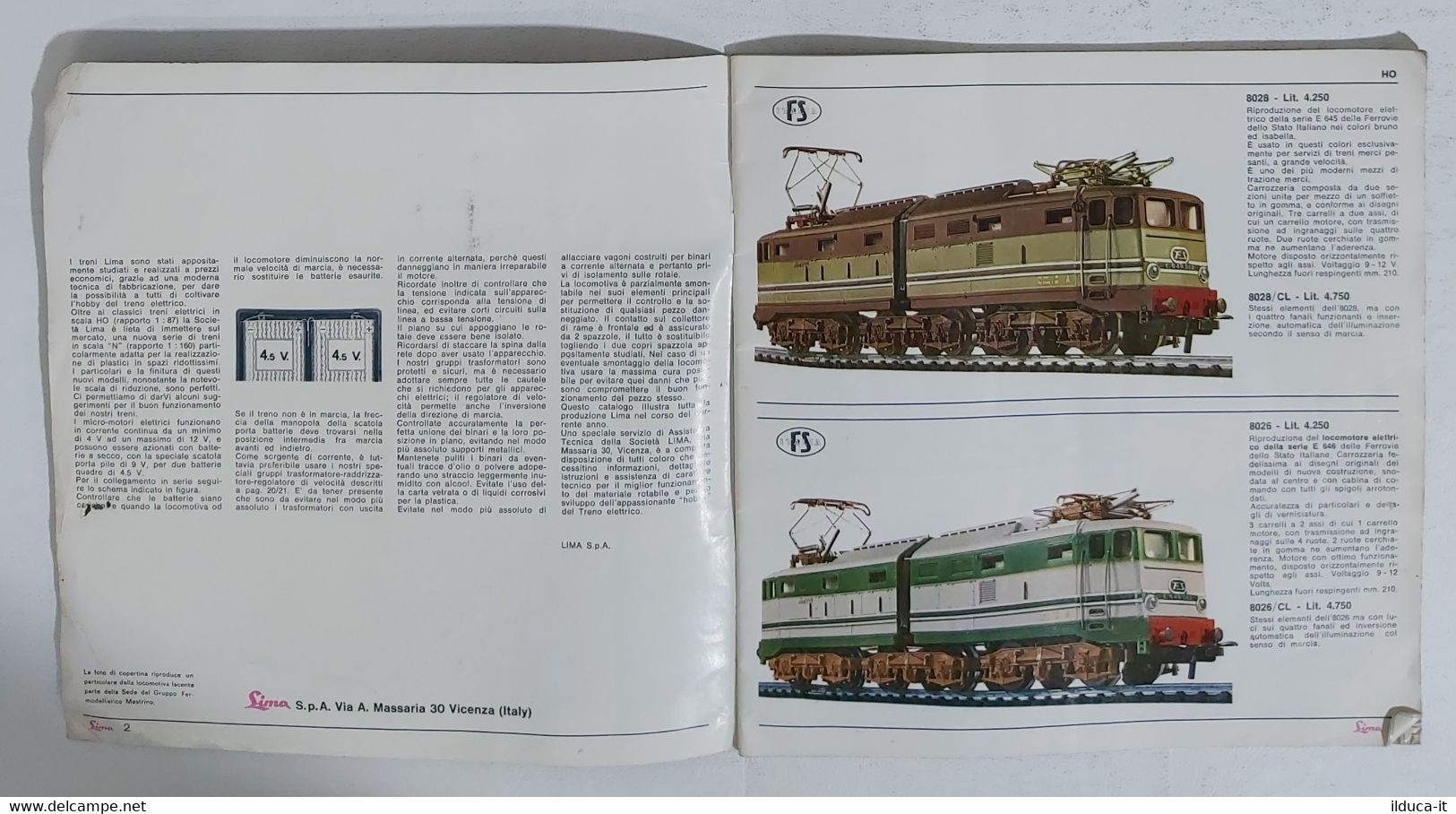 01921 Catalogo Modellismo Ferroviario Lima - X Edizione 1966-67 - Italië
