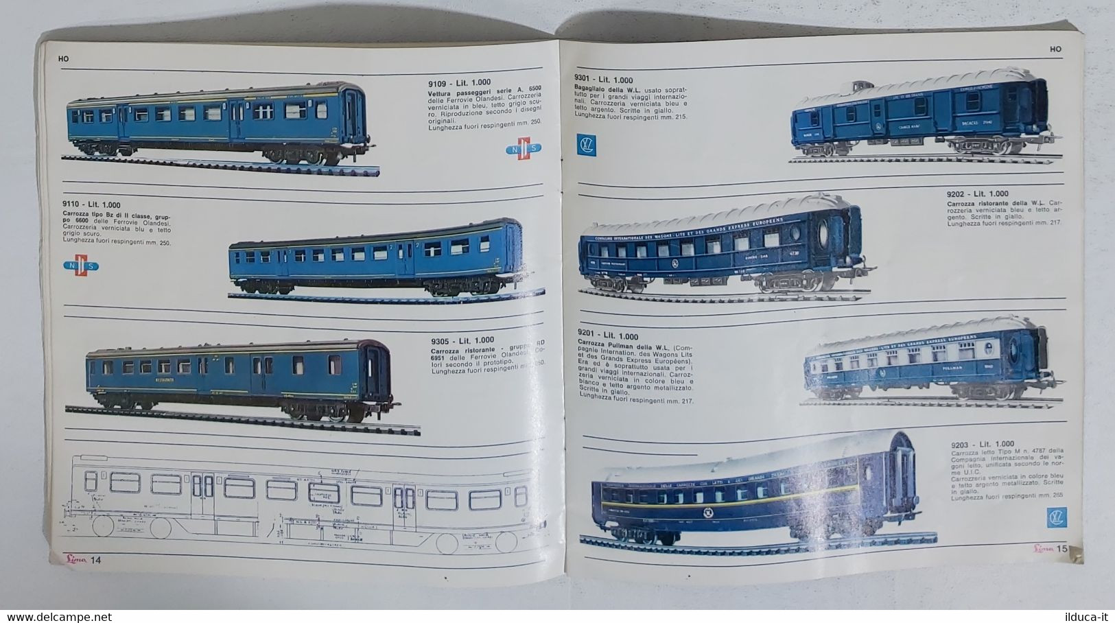 01921 Catalogo Modellismo Ferroviario Lima - X Edizione 1966-67 - Italia