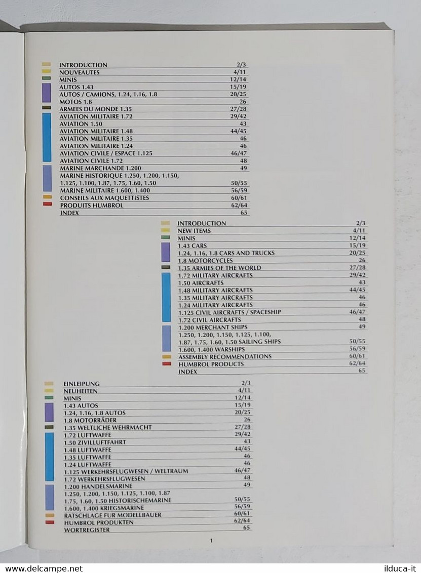 14317 CATALOGO Modellismo HELLER 1991/92 - Italie