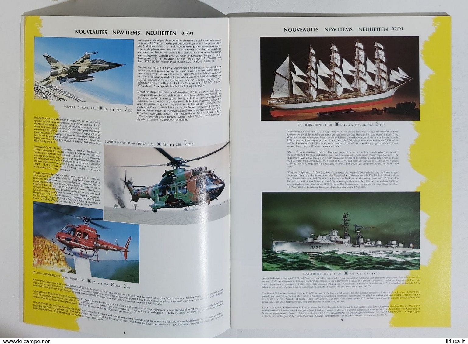 14317 CATALOGO Modellismo HELLER 1991/92 - Italien