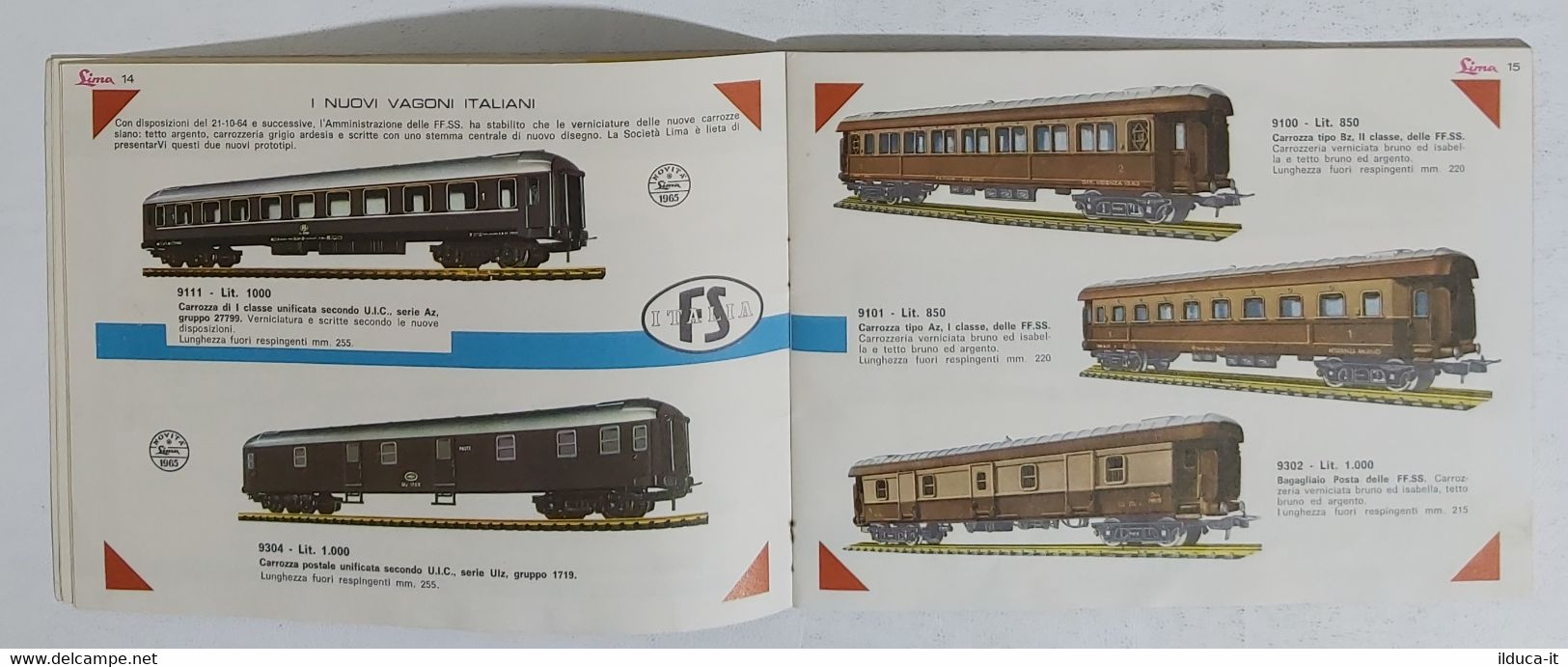 14951 CATALOGO Modellismo Ferroviario - LIMA 1965-66 IX Ed. - Italië