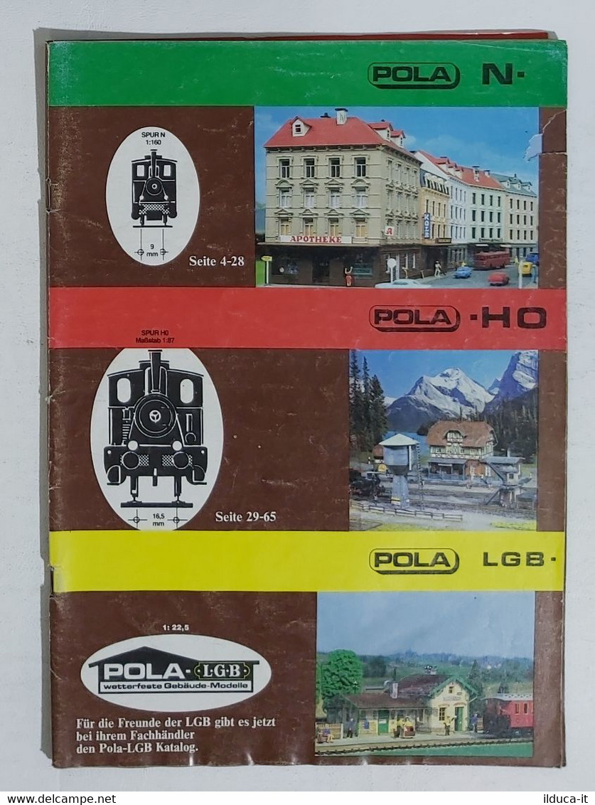 43054 CATALOGO Modellismo Ferroviario - POLA LGB - In Tedesco - Italie