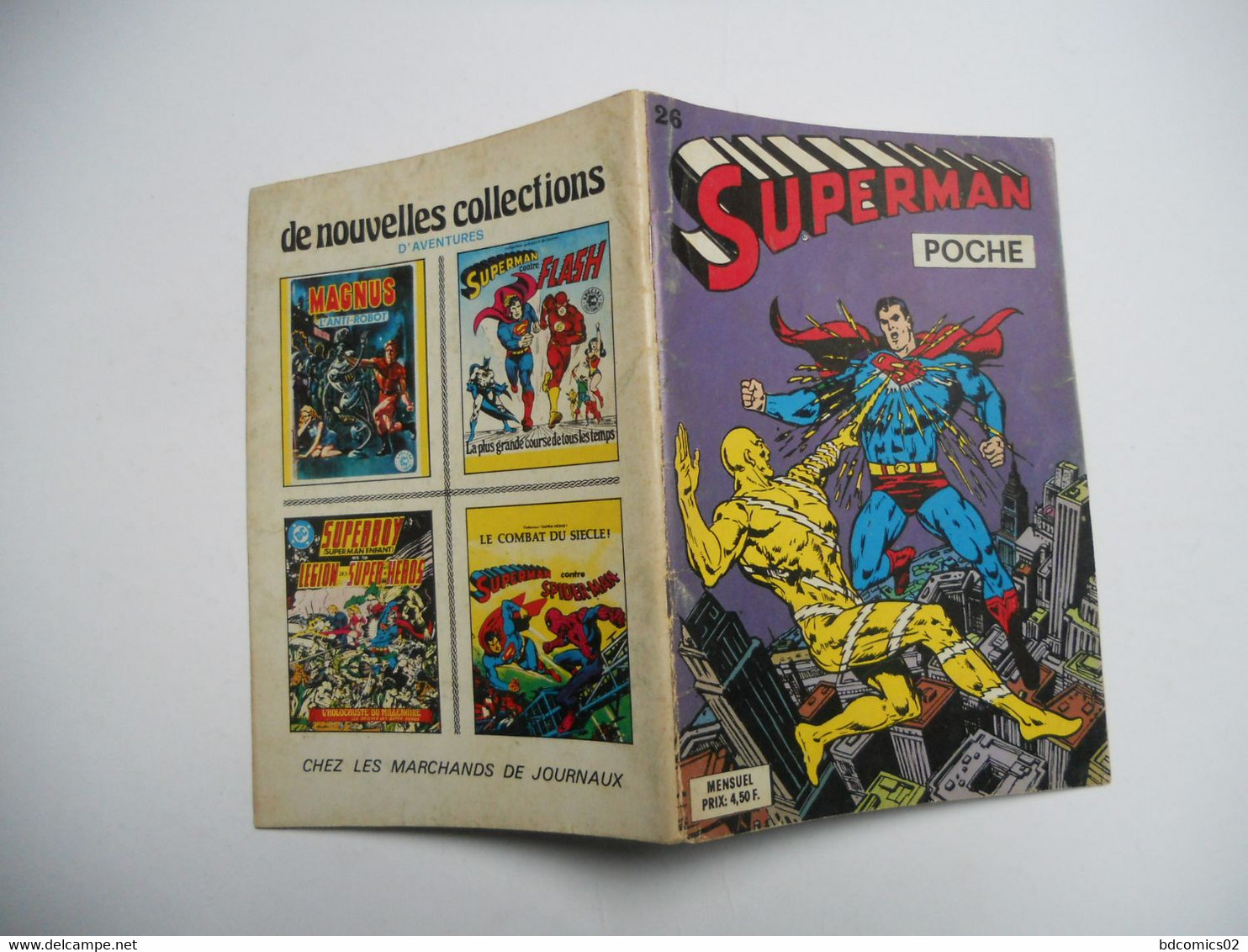 SUPERMAN POCHE N°26 SAGÉDITION 1979  BE+ - Superman