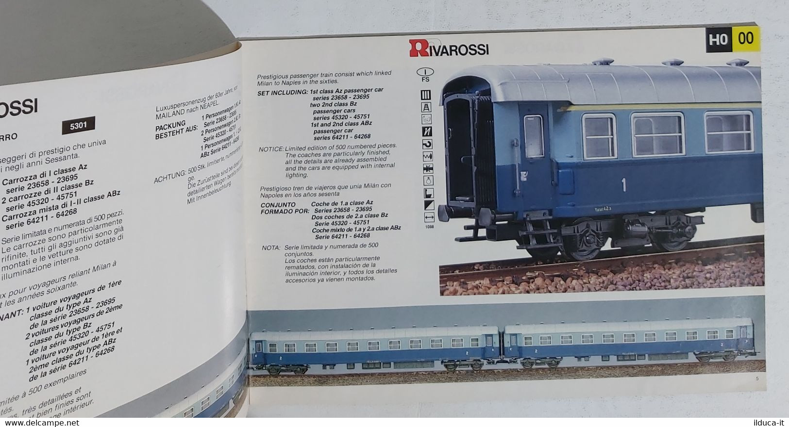 67734 CATALOGO Modellismo Ferroviario RIVAROSSI 1993 - Novità - Italia