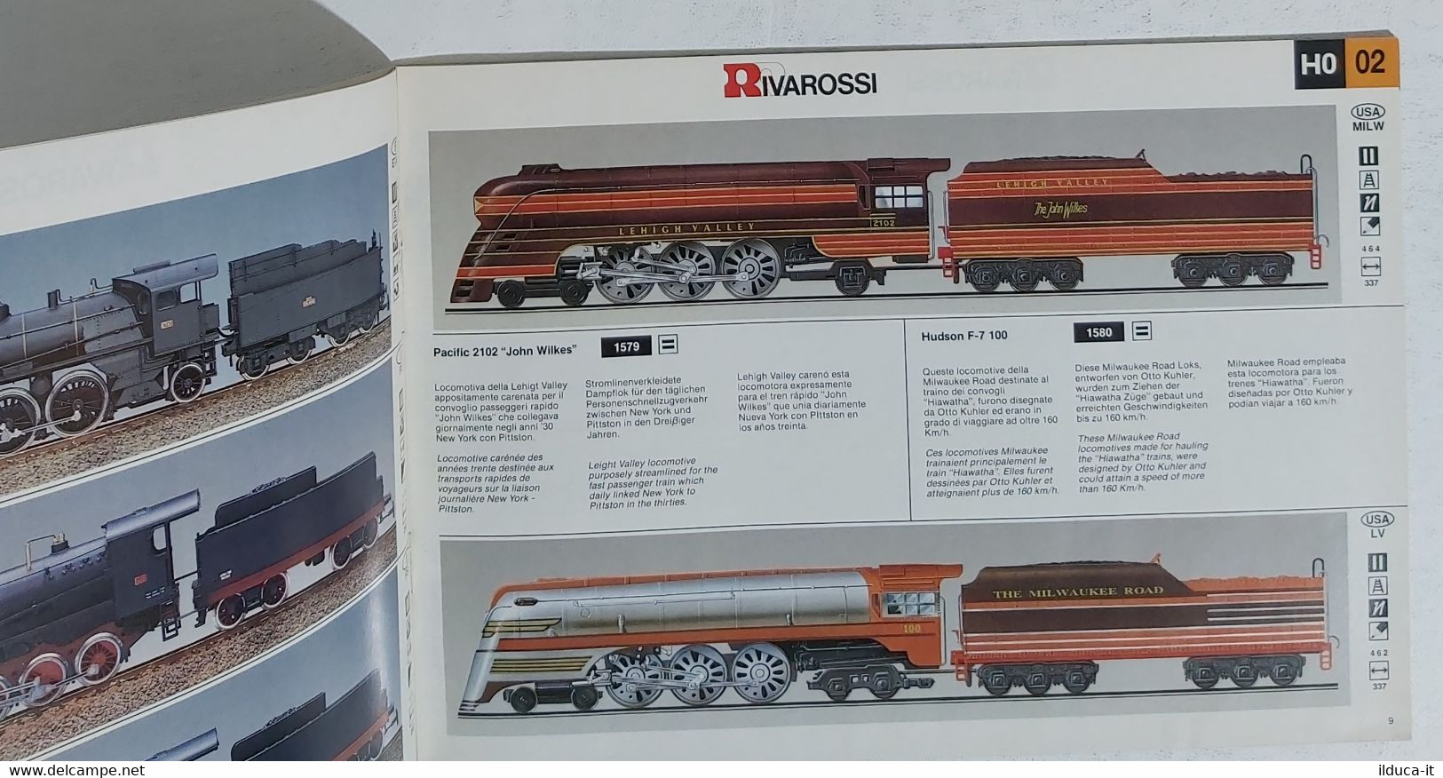 67734 CATALOGO Modellismo Ferroviario RIVAROSSI 1993 - Novità - Italie