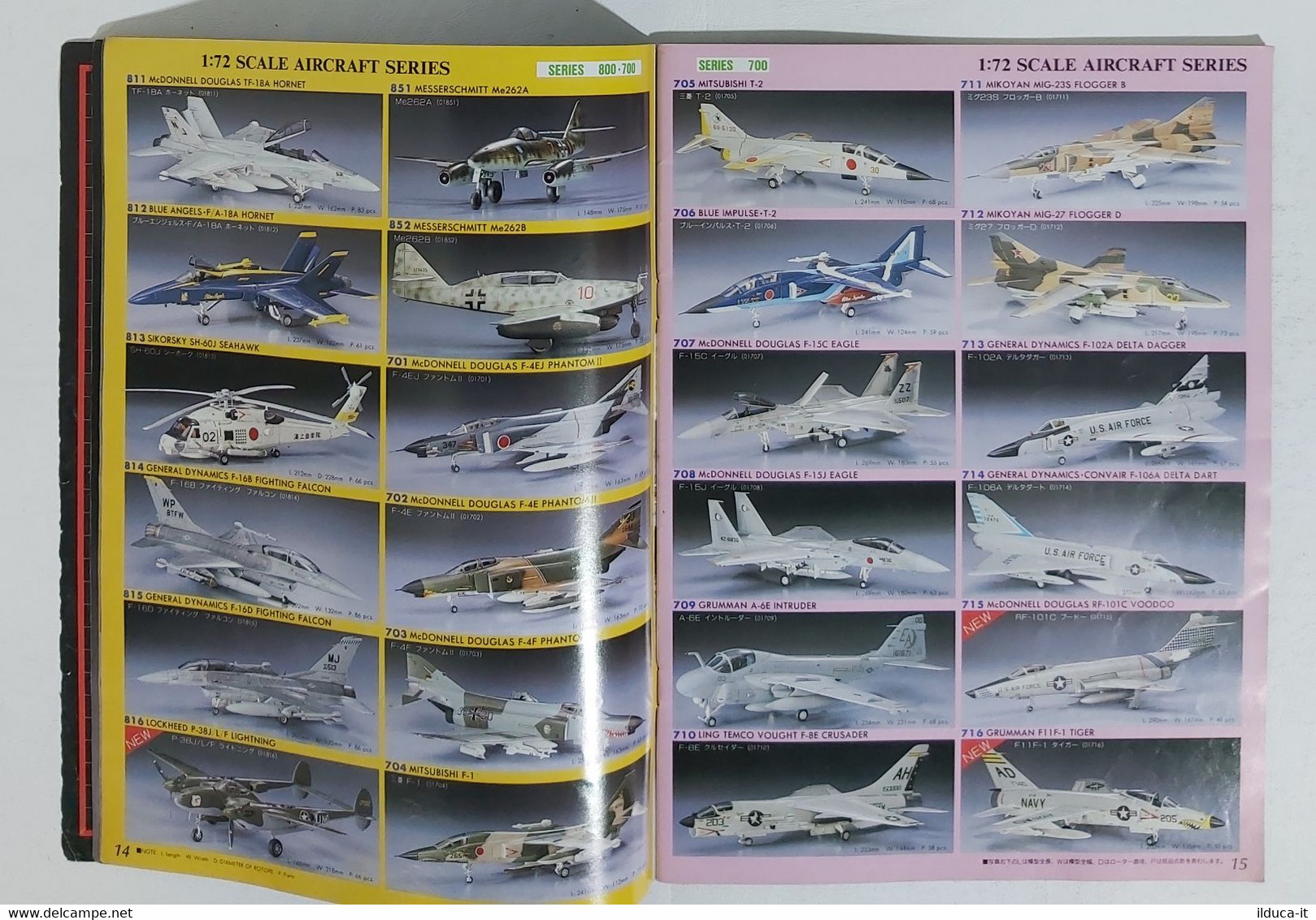 67911 CATALOGO Modellismo HASEGAWA - Italia