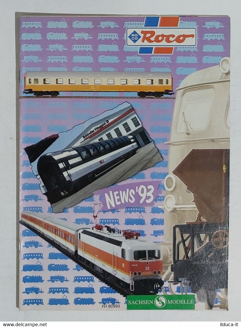 69412 CATALOGO Fermodellismo ROCO News 1993 - Italië