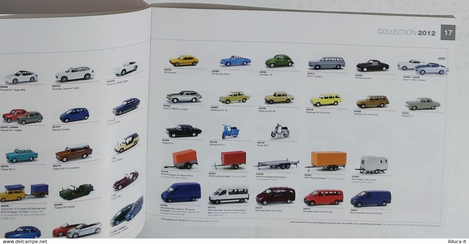 72466 CATALOGO Modellismo HERPA - Cars & Trucks 05-06 & Collection 2012 - Italië