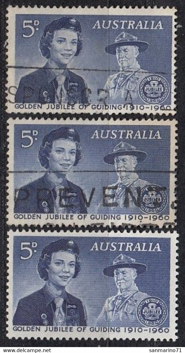 AUSTRALIA 305,used,scouts,falc Hinged - Gebraucht