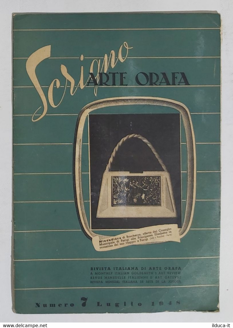 02268 Scrigno Arte Orafa - 1948 Nr. 07 - Arte, Diseño Y Decoración