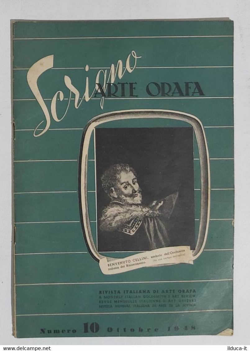 02270 Scrigno Arte Orafa - 1948 Nr. 10 - Arte, Diseño Y Decoración