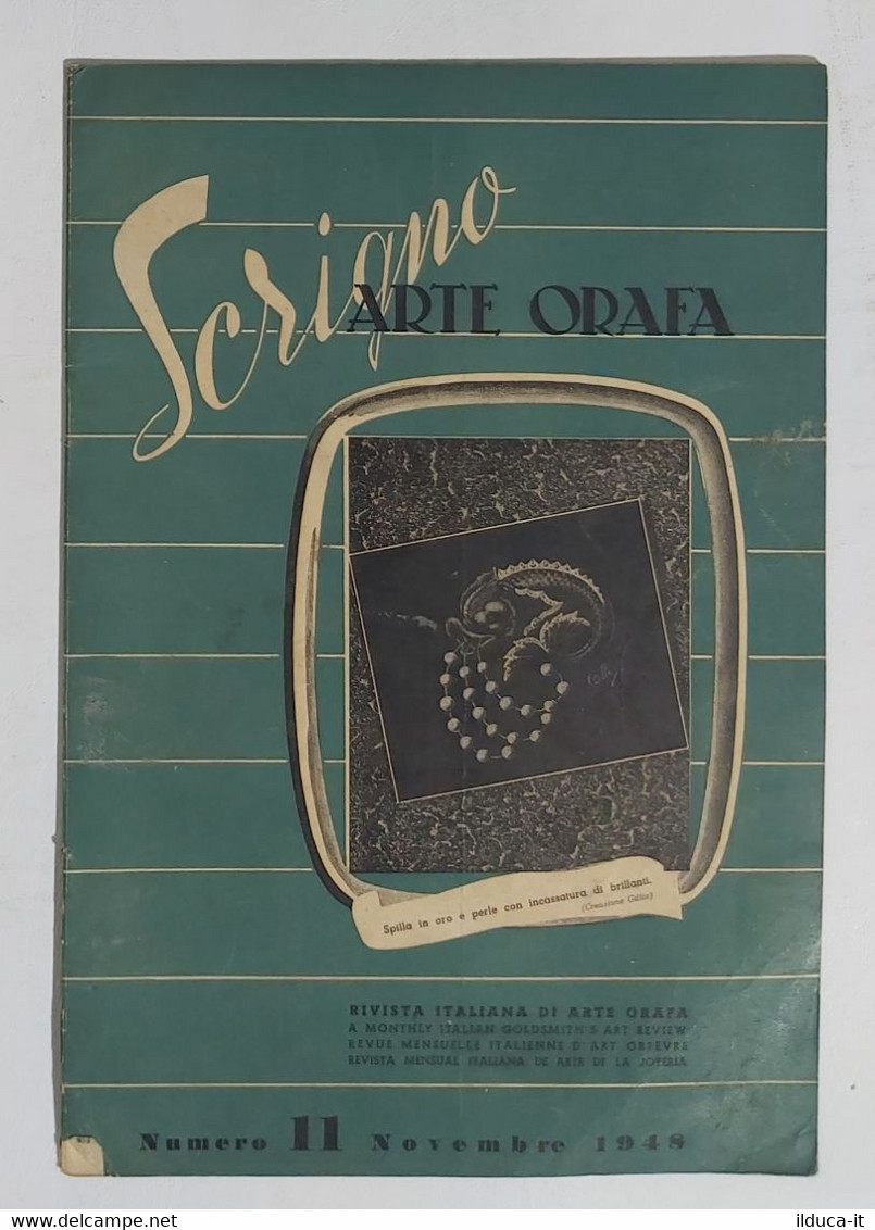 02271 Scrigno Arte Orafa - 1948 Nr. 11 - Arte, Diseño Y Decoración