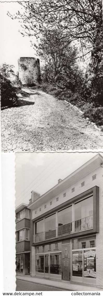 7 Fotokaarten LONDERZEEL Dorpstr. Kerkstraat School  Egmont Pastorij St.Jozef Burgtorentje - Londerzeel