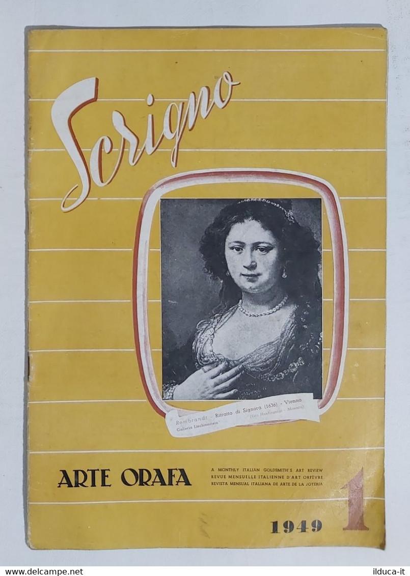 02273 Scrigno Arte Orafa - 1949 Nr. 01 - Arte, Diseño Y Decoración