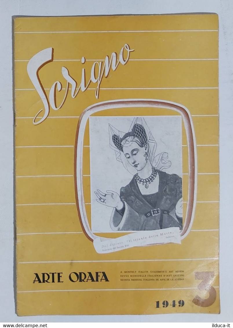 02275 Scrigno Arte Orafa - 1949 Nr. 03 - Arte, Diseño Y Decoración