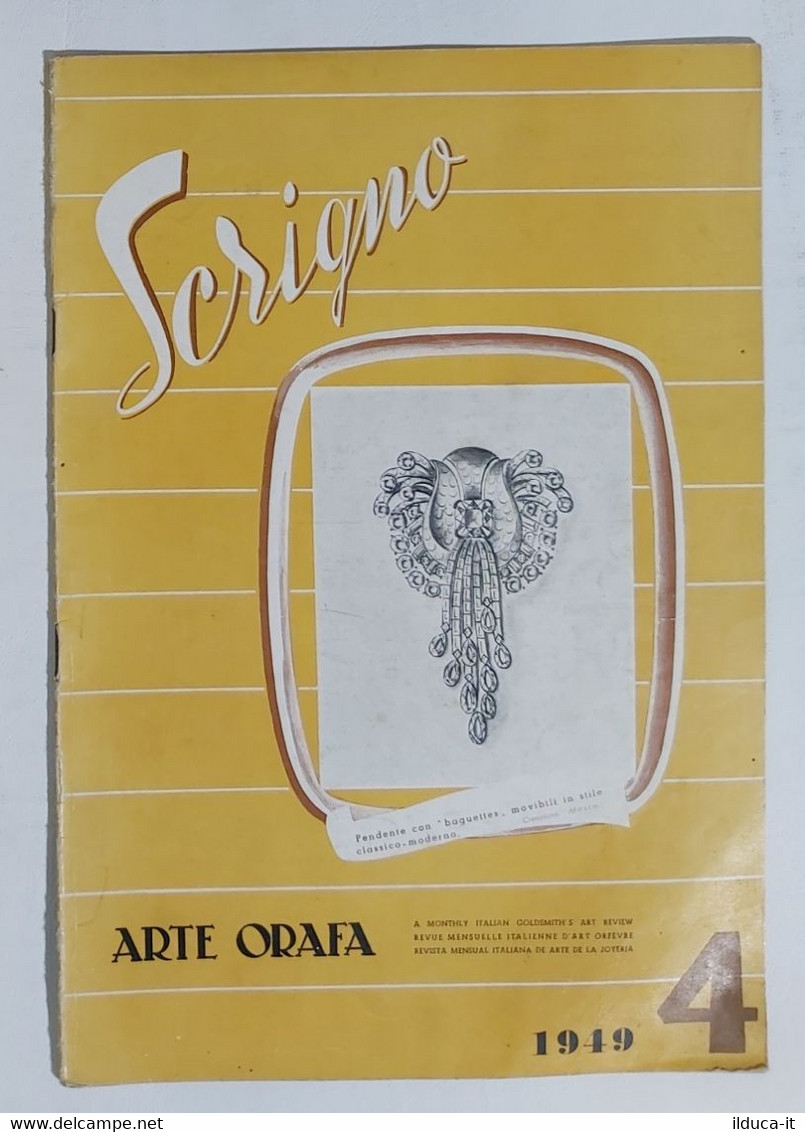 02276 Scrigno Arte Orafa - 1949 Nr. 04 - Arte, Diseño Y Decoración