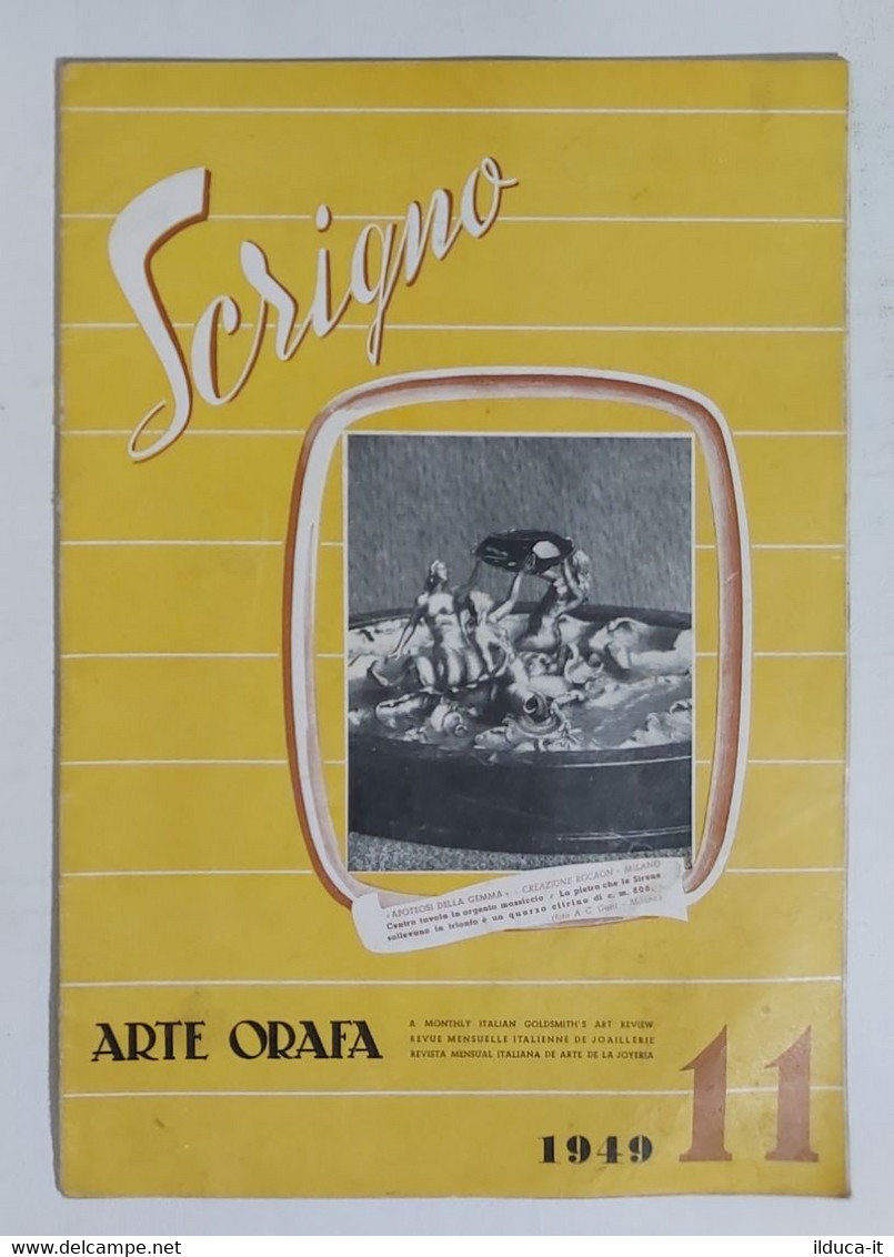 02281 Scrigno Arte Orafa - 1949 Nr. 11 - Arte, Diseño Y Decoración