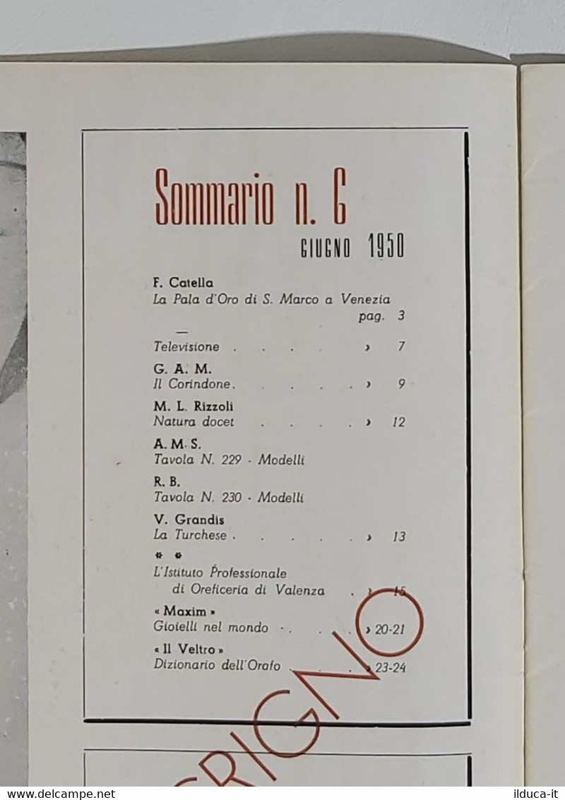 02285 Scrigno Arte Orafa - 1950 Nr. 06 - Art, Design, Décoration