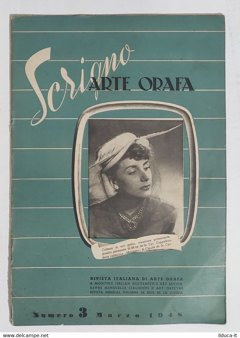 12694 Scrigno Arte Orafa - 1948 Nr. 03 - Arte, Design, Decorazione