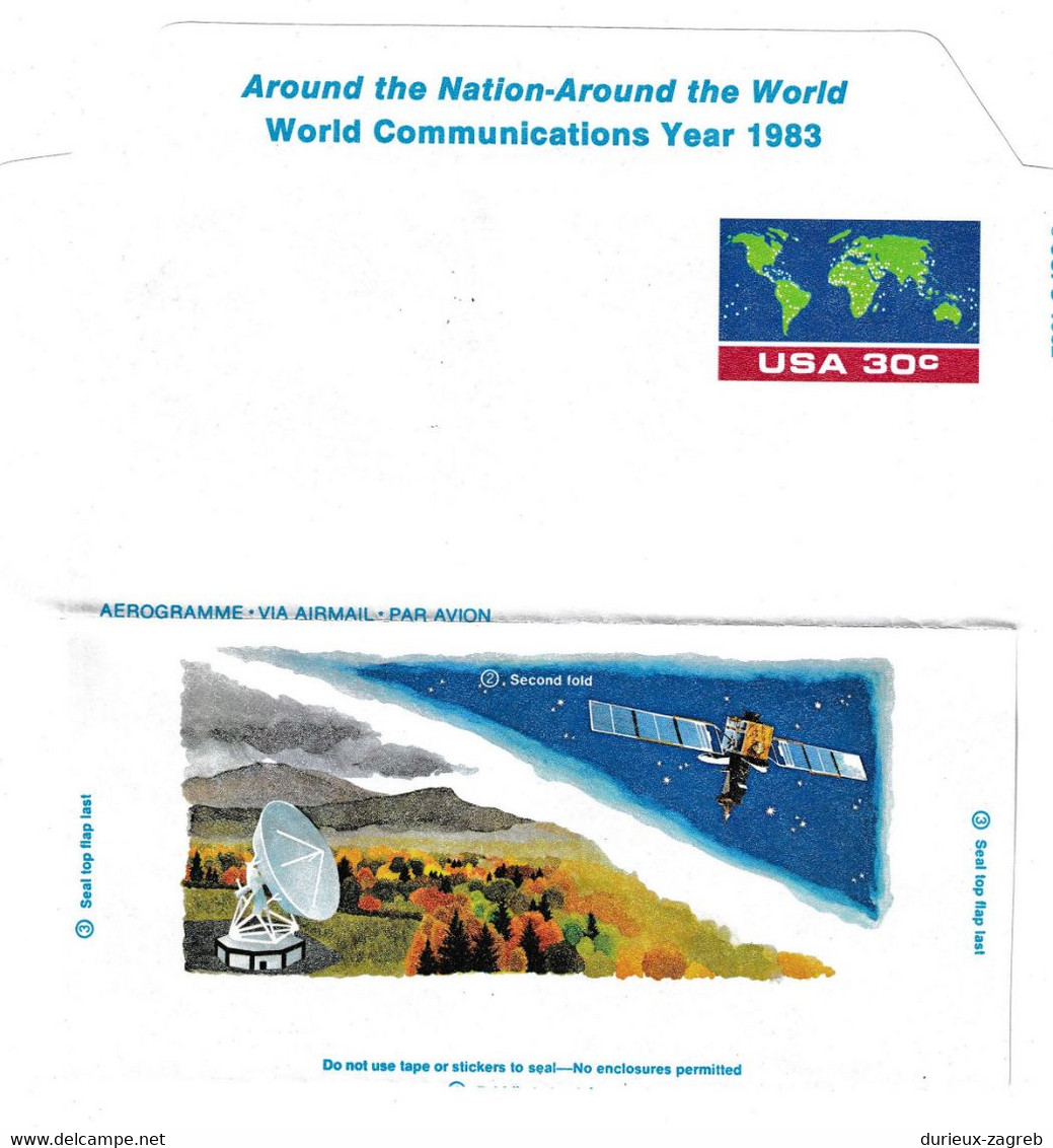 US 11 different postal stationeries Aerrogrammes unused b210915